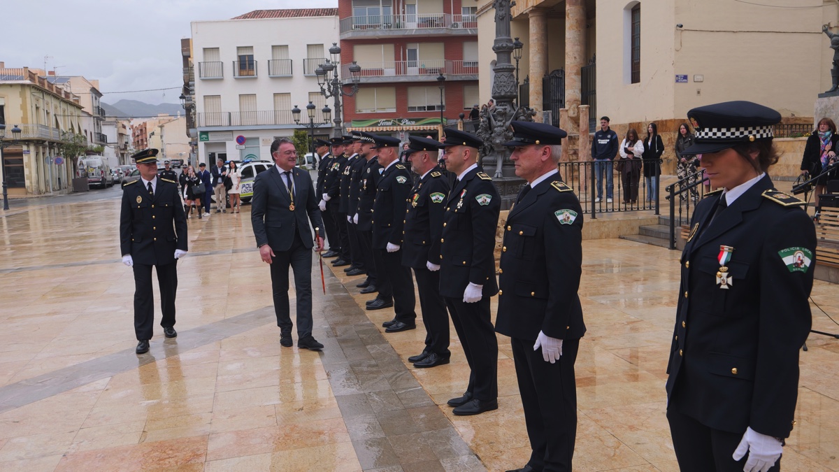 Berja reconoce la entrega de su Policía Local en el día de su patrón, San Tesifón